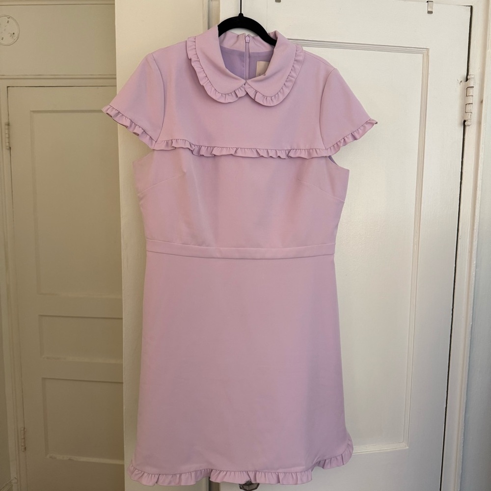 Gal Meets Glam Lilac Ruffle Dress
